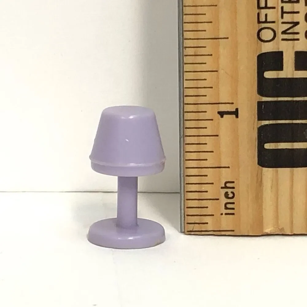 purple doll house lamp doll house furniture‎ miniatures 1 inch